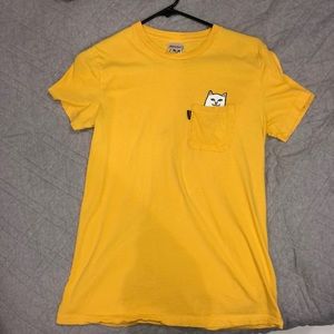 yellow ripndip t-shirt